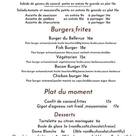 Bellevue Hotel Puy-l'Eveque